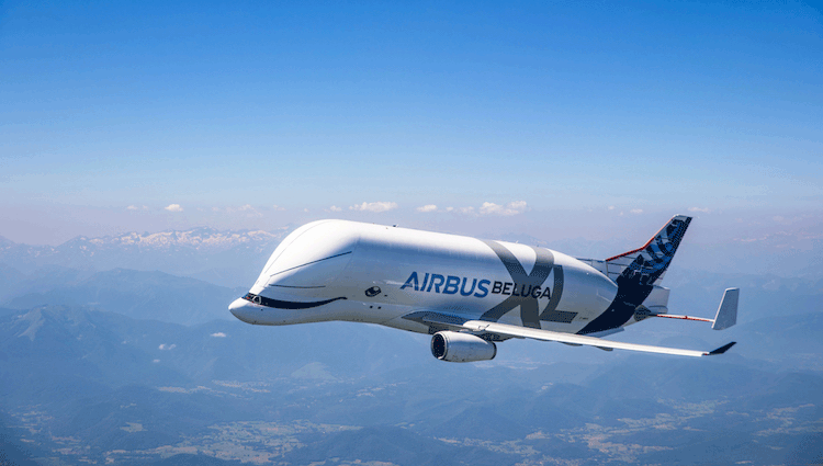 Beluga, la balena volante della compagnia AirBus