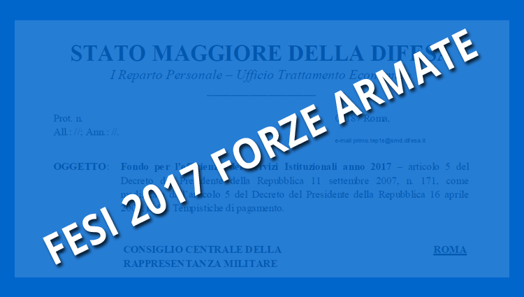 Fesi 2017 Forze Armate