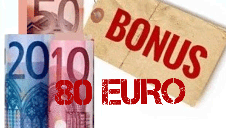 Bonus 80 euro in busta paga, vediamo quando arriva