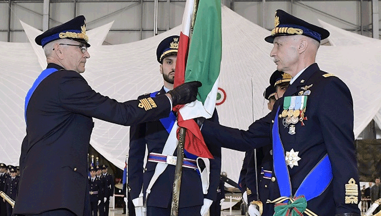 Cambio Comando Capo di Stato Maggiore Aeronautica - Genarale Rosso e Generale Vecciarelli