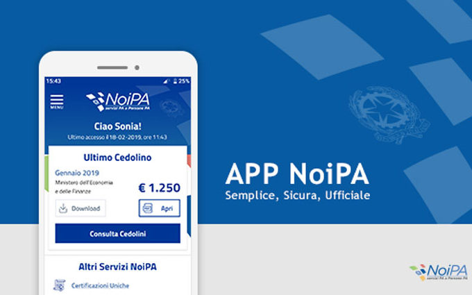 Nuova App Ufficiale Noipa