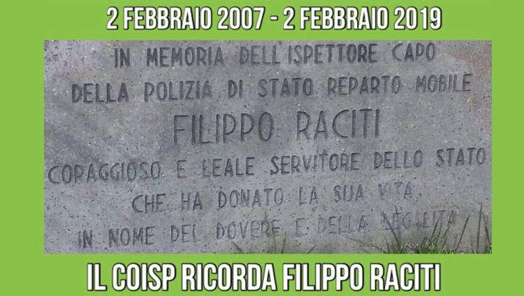 In memoria di Filippo Raciti COISP