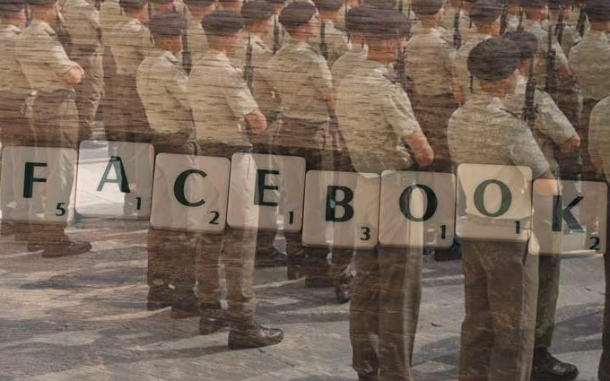 uso dei facebook da parte dei militari