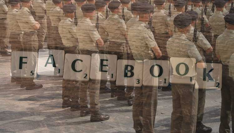 I limiti di uso di Facebook da parte dei Militari