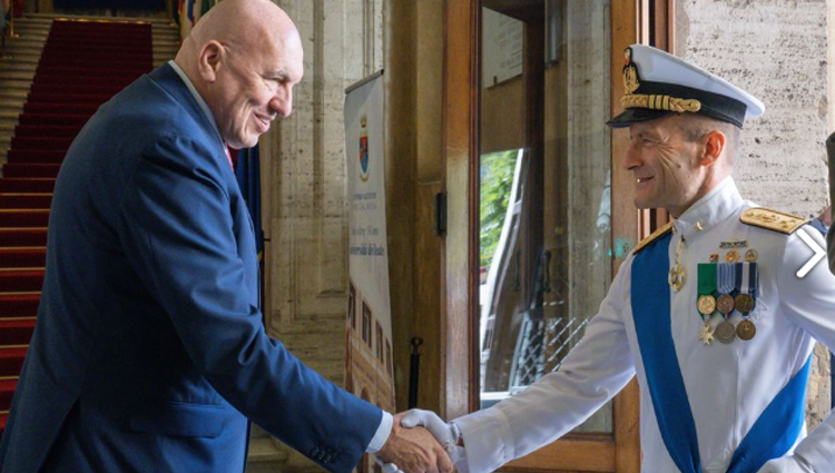 Ammiraglio Giacinto Ottaviani nominato Direttore Nazionale degli Armamenti