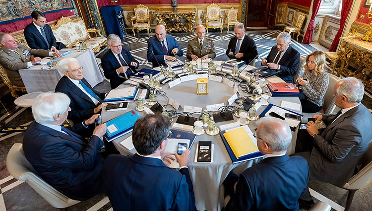 Riunione del Consiglio Supremo di Difesa al Quirinale, 8 maggio 2025